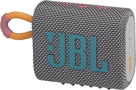 JBL Go 3 Portable Speaker with Bluetooth - Gray