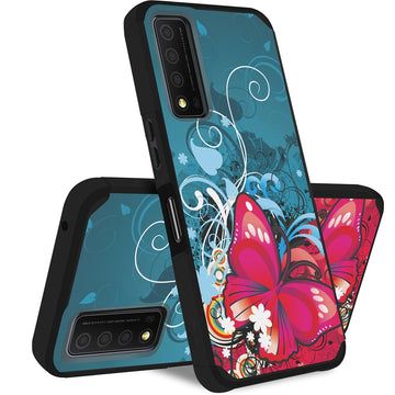 TCL 20 XE MetKase Original ShockProof Case Cover - Butterfly Bliss