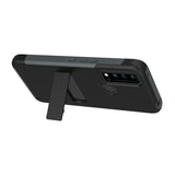 Quikcell TCL 30 XE 5G ADVOCATE Dual-layer Kickstand Case Steel Black