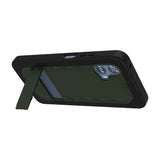 Quikcell Moto G Power 5G (2024) GRAND ADVOCATE Dual-layer Kickstand Case Army Green