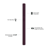 Quikcell Samsung Galaxy A36 5G GRAND ADVOCATE Dual-layer Kickstand Case Royal Purple
