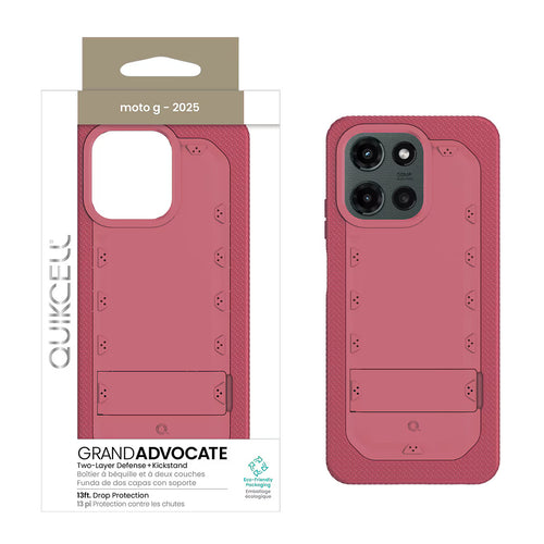 Quikcell MOTO G- 2025 GRAND ADVOCATE Dual-layer Kickstand Case