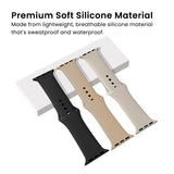 Watch Band Set for Apple Watch (38/40/41) Black/Walnut/Starlight