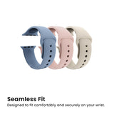 Quikcell   Watch Band Set for Apple Watch (38/40/41) Starlight/Lavender Ash/Vintage Rose