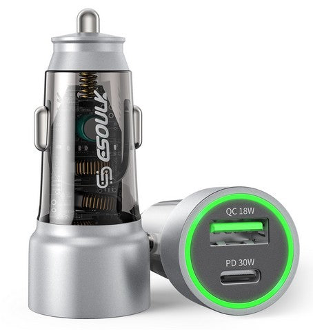 Esoulk PD30W + QC18W CAR CHARGER