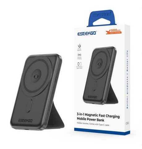ESEEKGO P-06B 5000mAh 20W Magnetic Wireless Quick Charging Power Bank