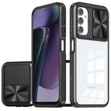 Motorola Moto G Stylus 5G 2024 Fusion Transparent Clear Hybrid Case Cover - Black