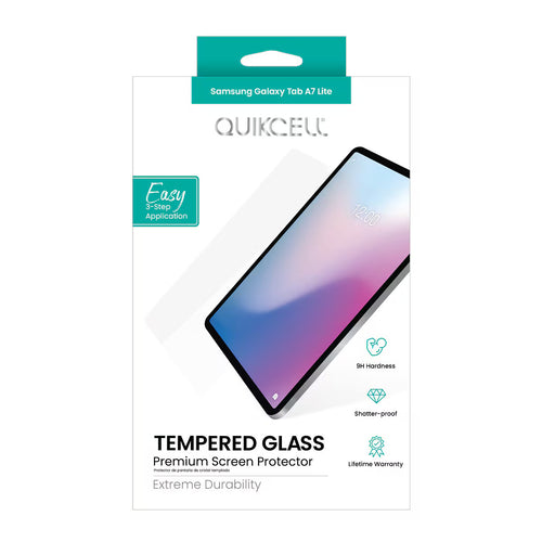 Quikcell Samsung Galaxy A7 Lite TEMPERED GLASS Screen Protector Clear