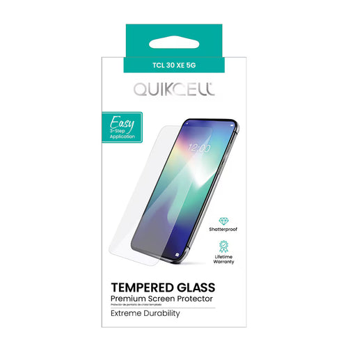 Quikcell TCL 30 XE 5G TEMPERED GLASS Screen Protector Clear