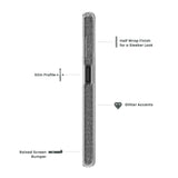 Quikcell Samsung Galaxy A13 5G ICON Fashion Case Silver Shimmer