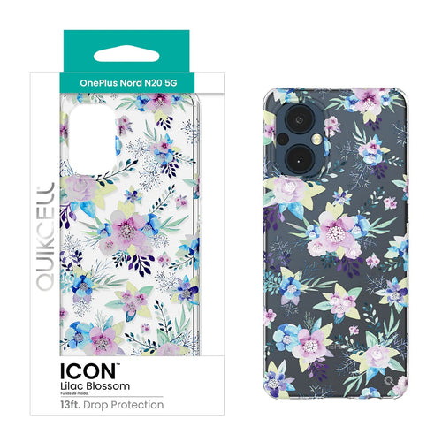 Quikcell OnePlus Nord N20 5G ICON Fashion Case Lilac Blossom