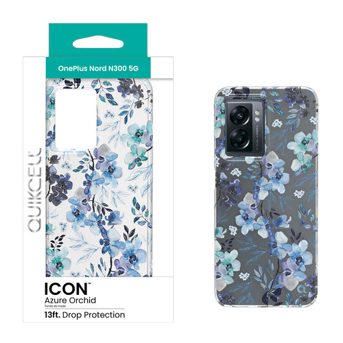 Quikcell OnePlus Nord N300 5G ICON Fashion Case Azure Orchid