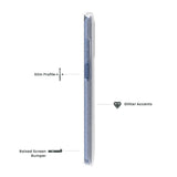 Quikcell Moto G Stylus (2023) ICON Fashion Case Silver Shimmer