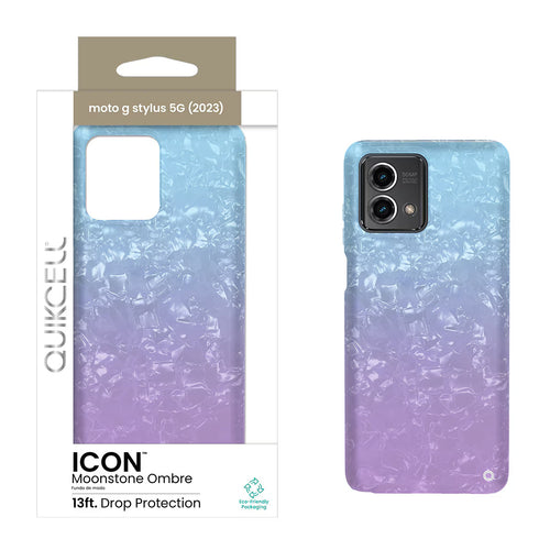 Quikcell Moto G Stylus 5G (2023) ICON Fashion Case Moonstone Ombre