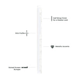 Quikcell Samsung Galaxy A35 5G ICON Fashion Case Mother of Pearl