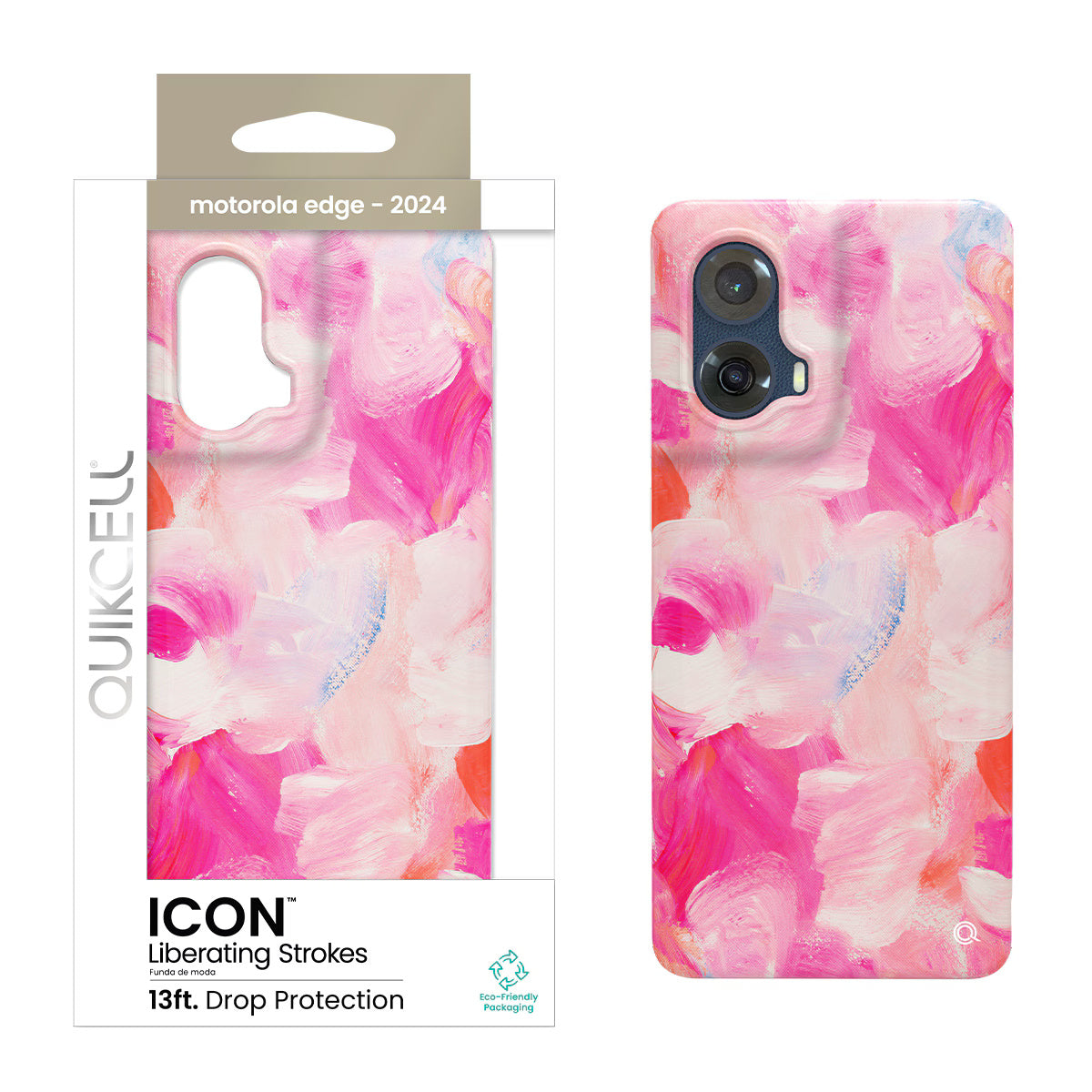 Quikcell Moto Edge (2024) ICON Fashion Case Liberating Strokes