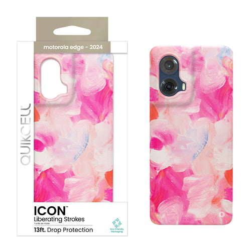 Quikcell Moto Edge (2024) ICON Fashion Case Liberating Strokes