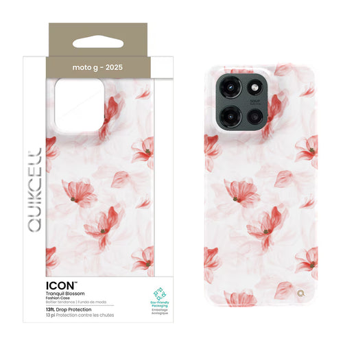 Quikcell Moto G - 2025 ICON Fashion Case Tranquil Blossom