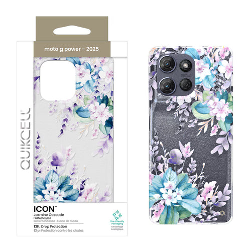 Quikcell Moto G Power - 2025 ICON Fashion Case Jasmine Cascade