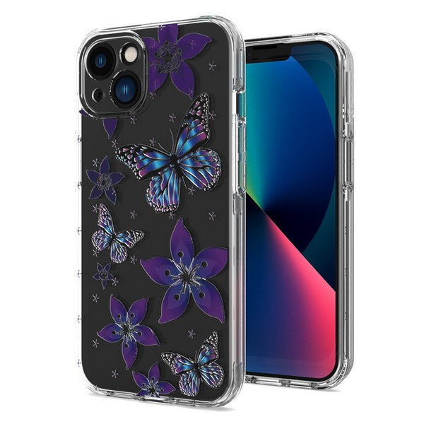 Iphone 13 6.1 compatible w/ iPhone 16e Hybrid Dazzling w/ Design