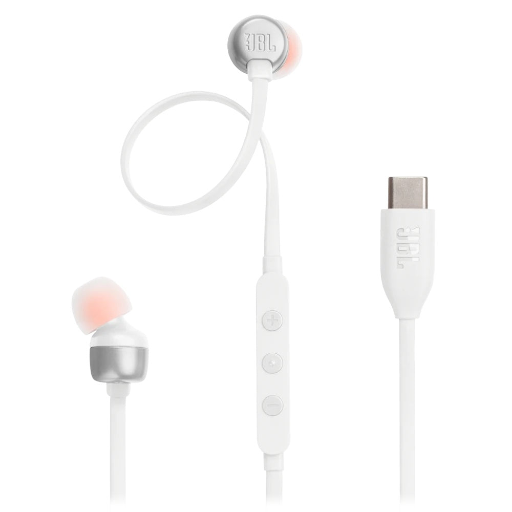JBL TUNE310C HANDS-FREE STEREO HEADSET-WHITE