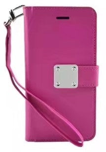 OnePlus Nord N20 5G Luxurious Leather Wallet Case 6 Card Slots w/ Hand Strap Pink