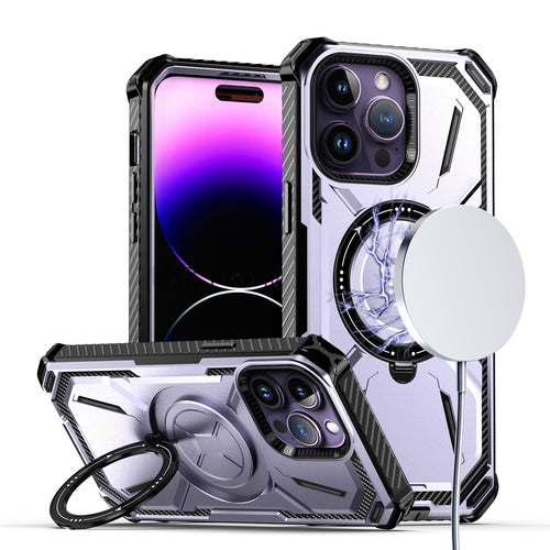 iPhone 15 Pro Premium Circle [Magnetic Circle] KickKickstand - Light Purple