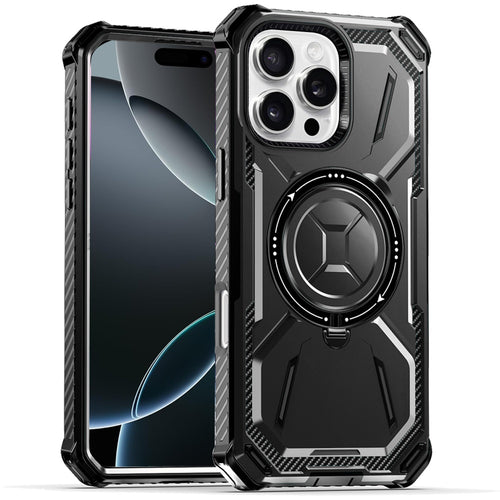 iPhone 16 Pro Max 6.9 inch Premium Circle [Magnetic Circle] KickKickstand - Black