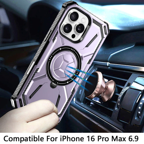 Phone 16 Pro Max 6.9 inch Premium Circle [Magnetic Circle] KickKickstand - Light Purple