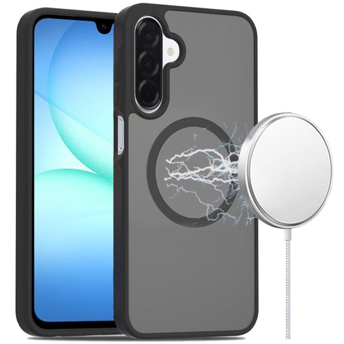 Samsung A17 5G Smooth Safe Matte Feel Hybrid Case - Black