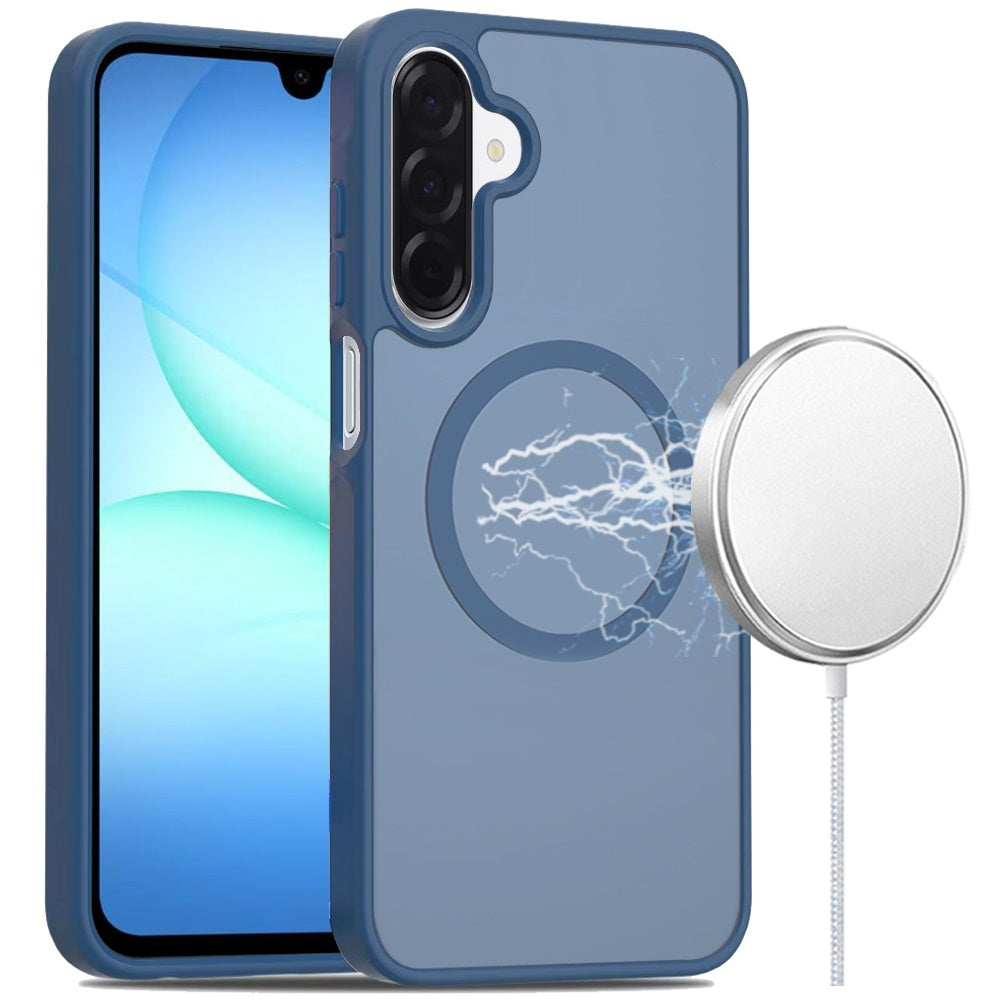 Samsung A17 5G Smooth Safe Matte Feel Hybrid Case - Navy Blue