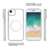 iPhone 16E / SE4 MagSonic Camera Bracket Stand Magnetic Ring Circle Hybrid - White