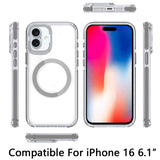 iPhone 16 6.1 inch MagSonic Camera Bracket Stand Magnetic Ring Circle Hybrid - Grey