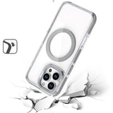 iPhone 16 Pro 6.3 inch MagSonic Camera Bracket Stand Magnetic Ring Circle Hybrid - Grey