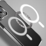 iPhone SE 3 (2022) SE/8/7 Thick Transparent [Magnetic Circle] Shockproof Hybrid - Clear