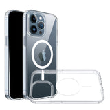 iPhone 11 Pro MAX (XI6.5) TRUE Transparent [Magnetic Circle] Shockproof Hybrid - Clear