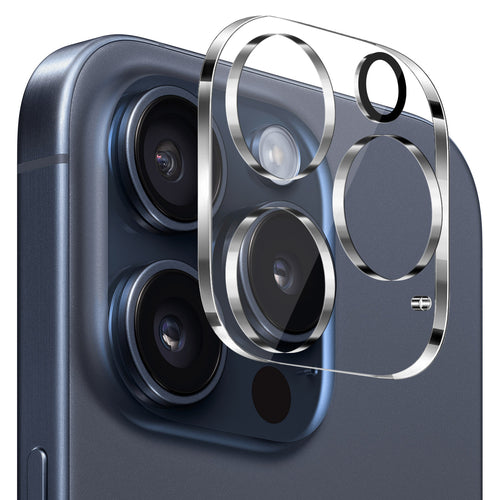 iPhone 15 Pro Max Camera Clear Tempered Glass(2.5D)