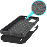 Nokia C110 Tough Strong Hybrid Case Cover - Black