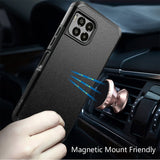 REVVL 7 Pro 5G Tough Strong Hybrid (Magnet Mount Friendly) Case Cover - Black