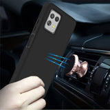 Motorola G POWER 5G (2023) Tough Strong Hybrid (Magnet Mount Friendly) Case Cover - Black