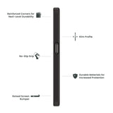 Quikcell OnePlus Nord N300 5G ULTRA OPERATOR Rugged Protective Case Armor Black