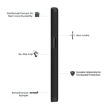Quikcell Moto G Stylus 5G (2023) ULTRA OPERATOR Rugged Protective Case Armor Black