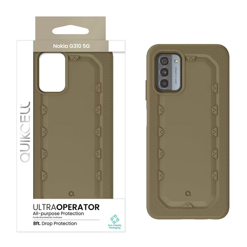 Quikcell Nokia G310 5G ULTRA OPERATOR Rugged Protective Case Sand Taupe