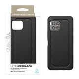 Quikcell T-Mobile REVVL 7 PRO 5G ULTRA OPERATOR Rugged Protective Case Armor Black
