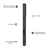 Quikcell Apple iPhone 16 Plus ULTRA OPERATOR Rugged Protective Case Armor Black