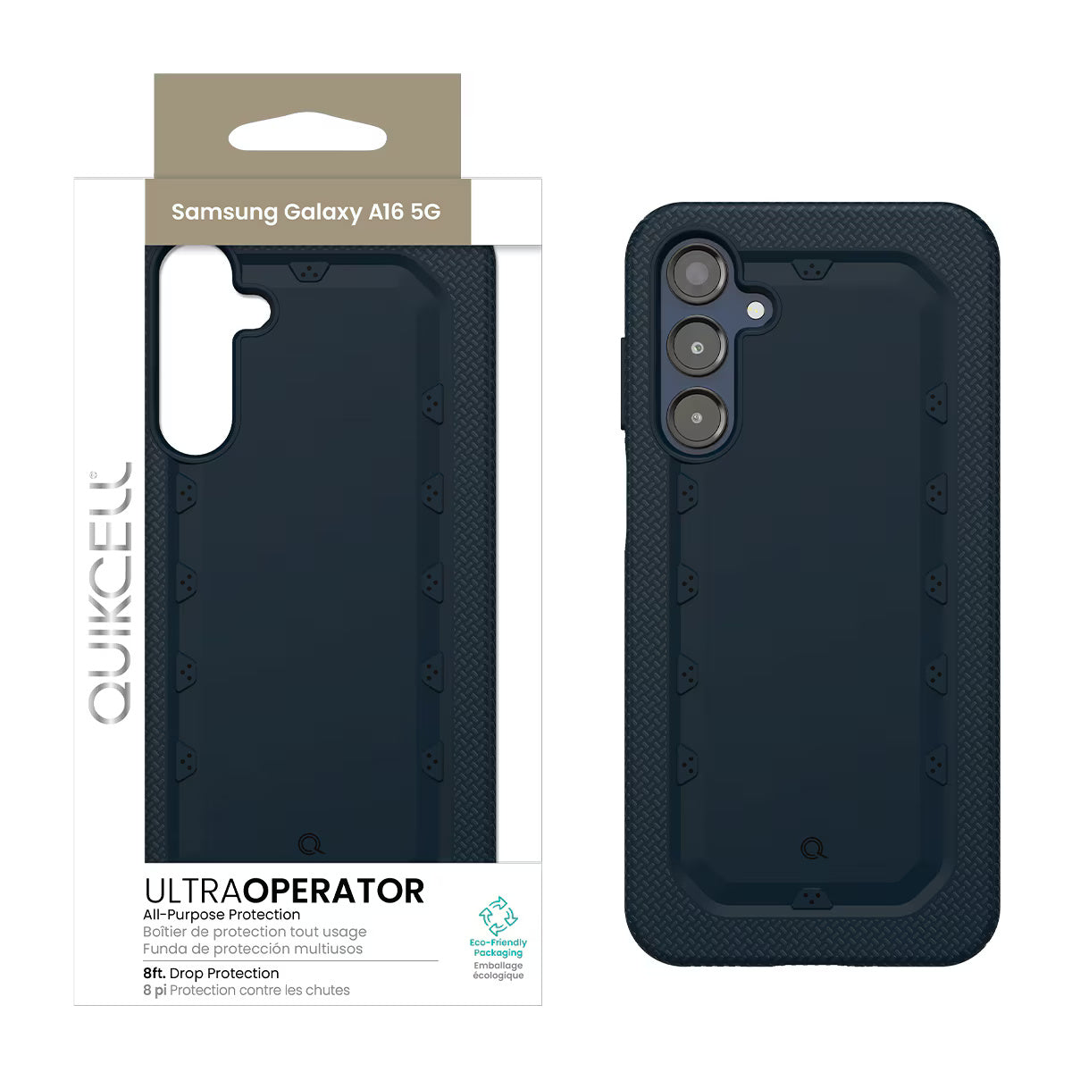 Quikcell Samsung Galaxy A16 5G ULTRA OPERATOR Rugged Protective Case Navy Blue