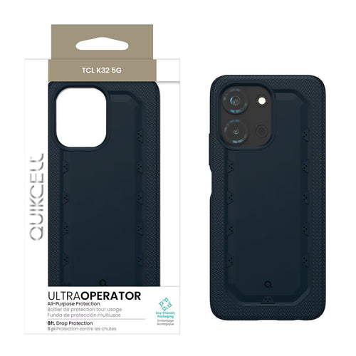 Quikcell TCL K32 5G Ultra OPERATOR Case Navy Blue