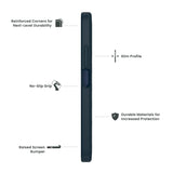 Quikcell TCL K32 5G Ultra OPERATOR Case Navy Blue