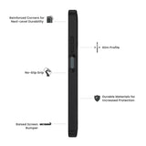 Quikcell Moto G - 2025 ULTRA OPERATOR Rugged Protective Case Armor Black