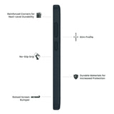 Quikcell Samsung Galaxy S25 FE Ultra OPERATOR Case Navy Blue